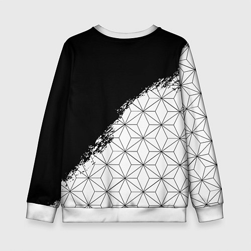 Детский свитшот Liverpool краски текстура геометрия / 3D-Белый – фото 2