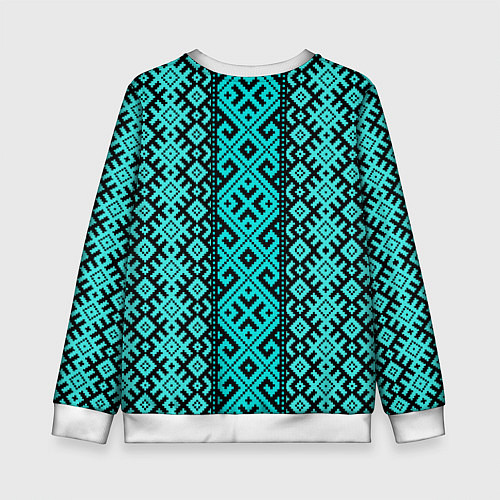 Детский свитшот Орнамент славянский / 3D-Белый – фото 2