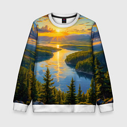 Детский свитшот Золотой путь реки