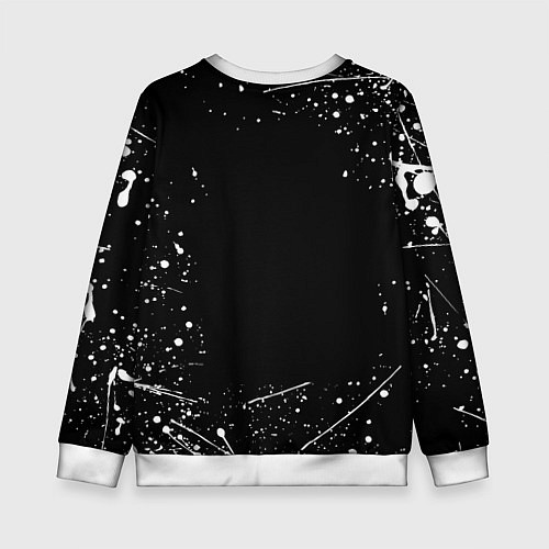 Детский свитшот Челси белые краски всплеск / 3D-Белый – фото 2