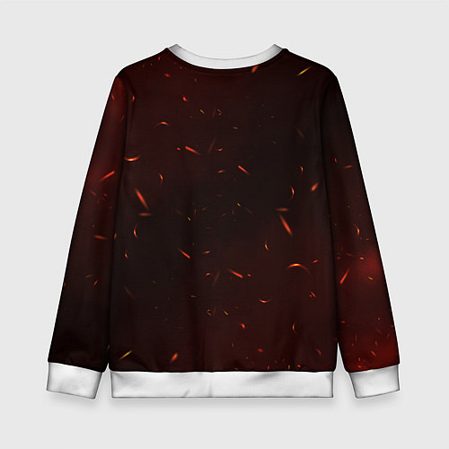 Детский свитшот Праздничная лошадь / 3D-Белый – фото 2