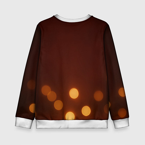 Детский свитшот Надпись попрошу у деда Мороза антидепрессанты / 3D-Белый – фото 2