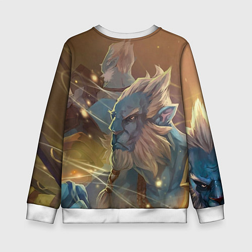 Детский свитшот Phantom Lancer / 3D-Белый – фото 2