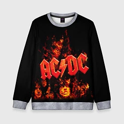 Детский свитшот AC/DC Flame