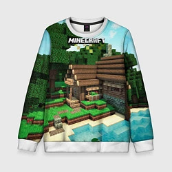 Детский свитшот Minecraft House