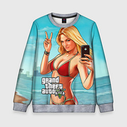 Детский свитшот GTA 5: Selfie Girl