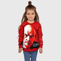 Свитшот детский Red Lenin, цвет: 3D-красный — фото 2