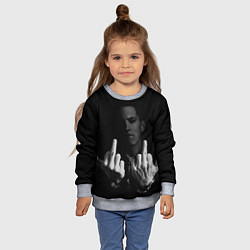 Свитшот детский Eminem Fuck, цвет: 3D-меланж — фото 2