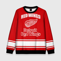 Свитшот детский Detroit red wings, цвет: 3D-черный