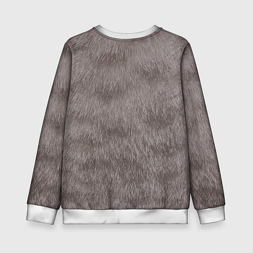 Детский свитшот Котик / 3D-Белый – фото 2