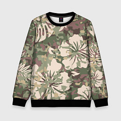 Свитшот детский Камуфляж, цвет: 3D-черный