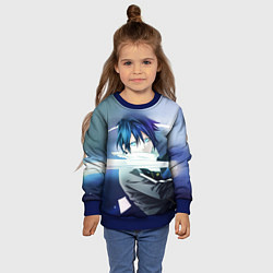 Свитшот детский Бездомный бог, цвет: 3D-синий — фото 2