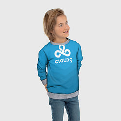 Свитшот детский Cloud 9, цвет: 3D-меланж — фото 2