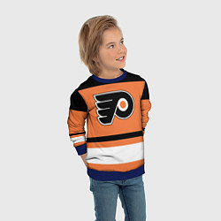 Свитшот детский Philadelphia Flyers, цвет: 3D-синий — фото 2