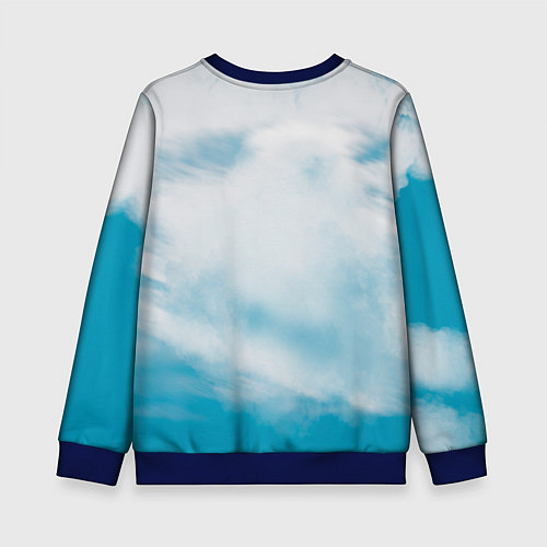 Детский свитшот Эндуро / 3D-Синий – фото 2
