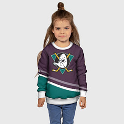 Свитшот детский Anaheim Ducks Selanne, цвет: 3D-белый — фото 2