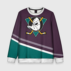 Свитшот детский Anaheim Ducks Selanne, цвет: 3D-белый
