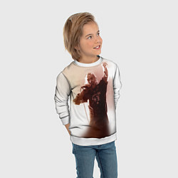 Свитшот детский Горшок, цвет: 3D-белый — фото 2