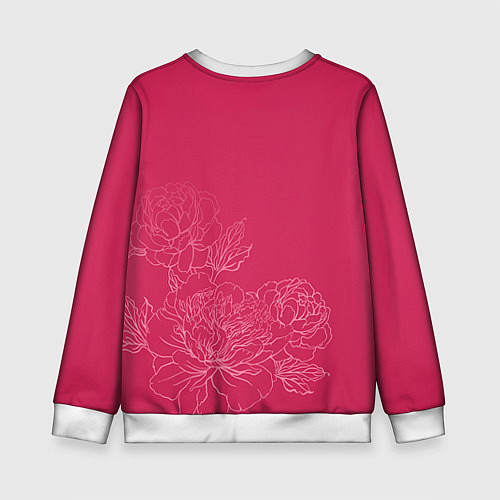 Детский свитшот Её величество Люда / 3D-Белый – фото 2