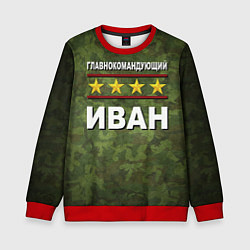 Детский свитшот Главнокомандующий Иван