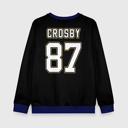 Детский свитшот Pittsburgh Penguins: Crosby / 3D-Синий – фото 2