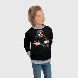 Свитшот детский Фредди Меркьюри, цвет: 3D-меланж — фото 2