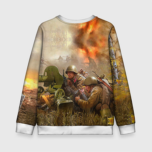 Детский свитшот День победы / 3D-Белый – фото 2