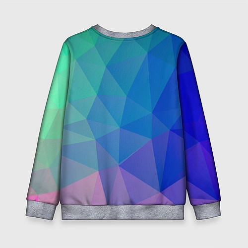 Детский свитшот Геометрия / 3D-Меланж – фото 2