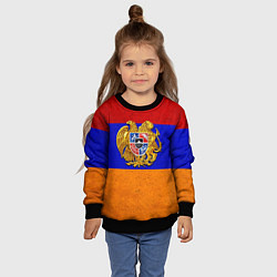 Свитшот детский Армения, цвет: 3D-черный — фото 2