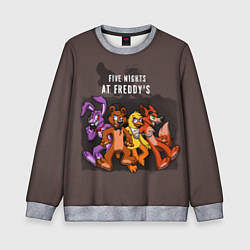 Свитшот детский Five Nights At Freddy's, цвет: 3D-меланж