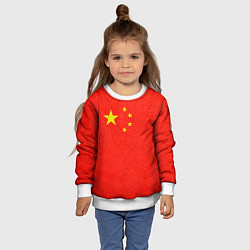 Свитшот детский Китай, цвет: 3D-белый — фото 2