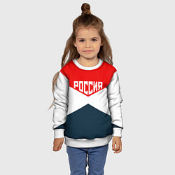 Свитшот детский Форма России, цвет: 3D-белый — фото 2