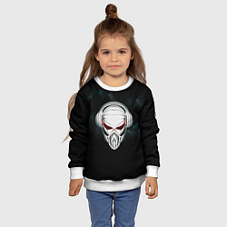 Свитшот детский Пиратская станция, цвет: 3D-белый — фото 2