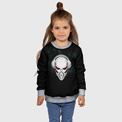 Свитшот детский Пиратская станция, цвет: 3D-меланж — фото 2