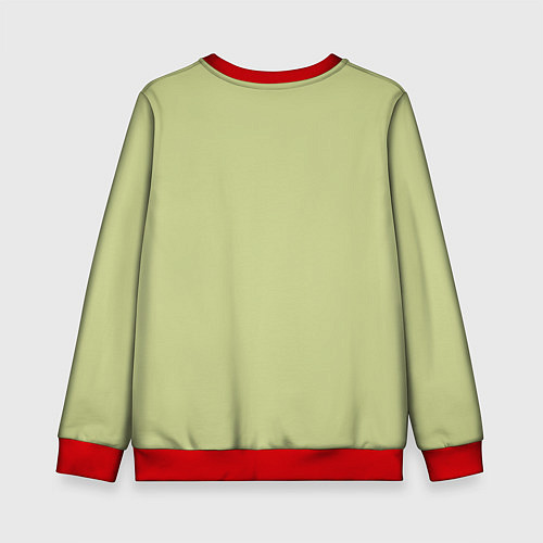 Детский свитшот Правильное питание / 3D-Красный – фото 2