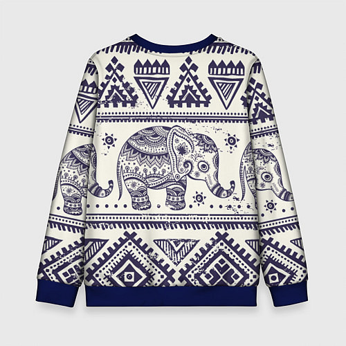 Детский свитшот Африка / 3D-Синий – фото 2