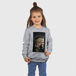 Свитшот хлопковый детский Ragnar Lodbrock, цвет: меланж — фото 2