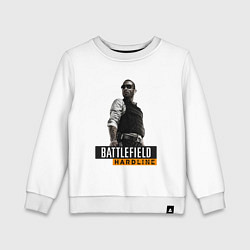 Свитшот хлопковый детский Battlefield Hardline, цвет: белый