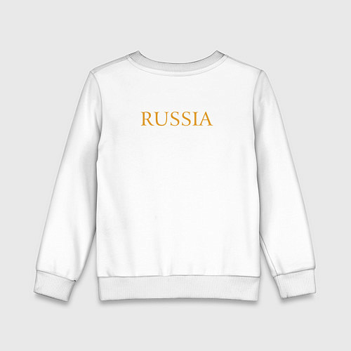 Детский свитшот Russia Forever / Белый – фото 2
