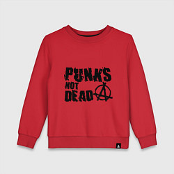 Детский свитшот Punks not dead