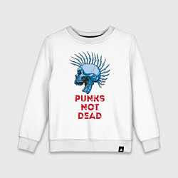 Детский свитшот Punks not dead