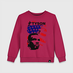 Свитшот хлопковый детский Mike Tyson: USA Boxing, цвет: маджента