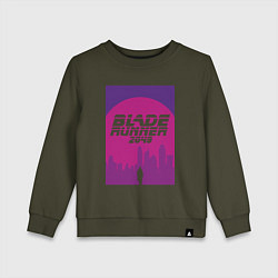 Детский свитшот Blade Runner 2049: Purple