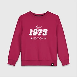 Детский свитшот Limited Edition 1975