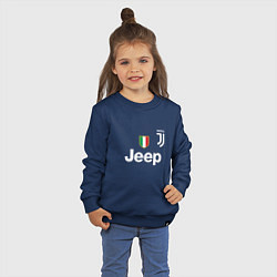 Свитшот хлопковый детский Ronaldo: Juve Sport, цвет: тёмно-синий — фото 2