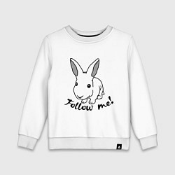 Детский свитшот Rabbit: follow me