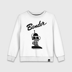 Детский свитшот Bender monochrome