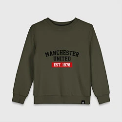 Детский свитшот FC Manchester United Est. 1878