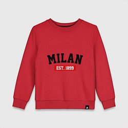 Детский свитшот FC Milan Est. 1899