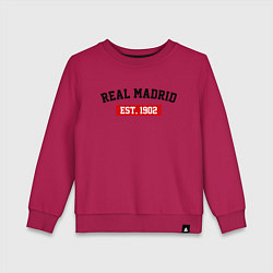 Детский свитшот FC Real Madrid Est. 1902